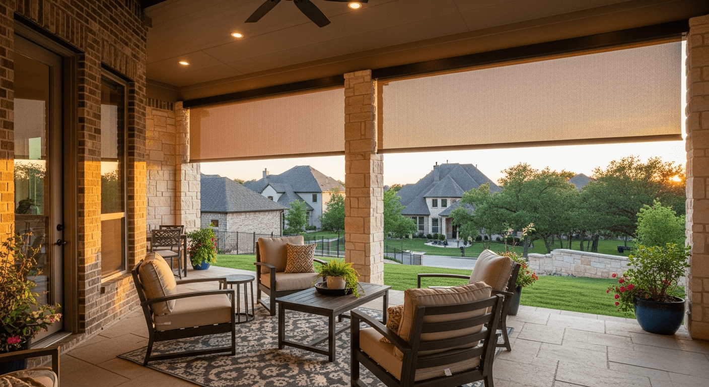 Middle image for Why Plano Homeowners Love Exterior Patio Shades