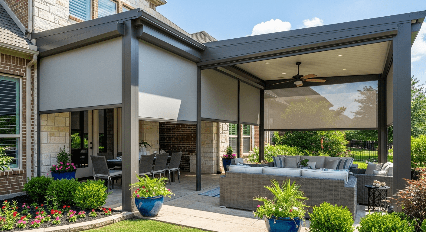 How to Choose the Right Exterior Patio Shades in Plano
