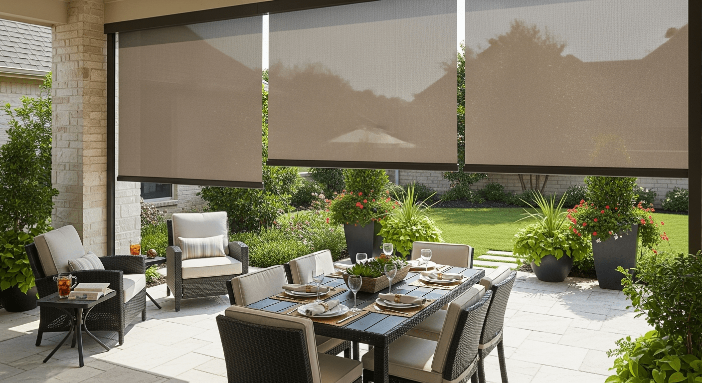 Middle image for How to Choose the Right Exterior Patio Shades in Plano