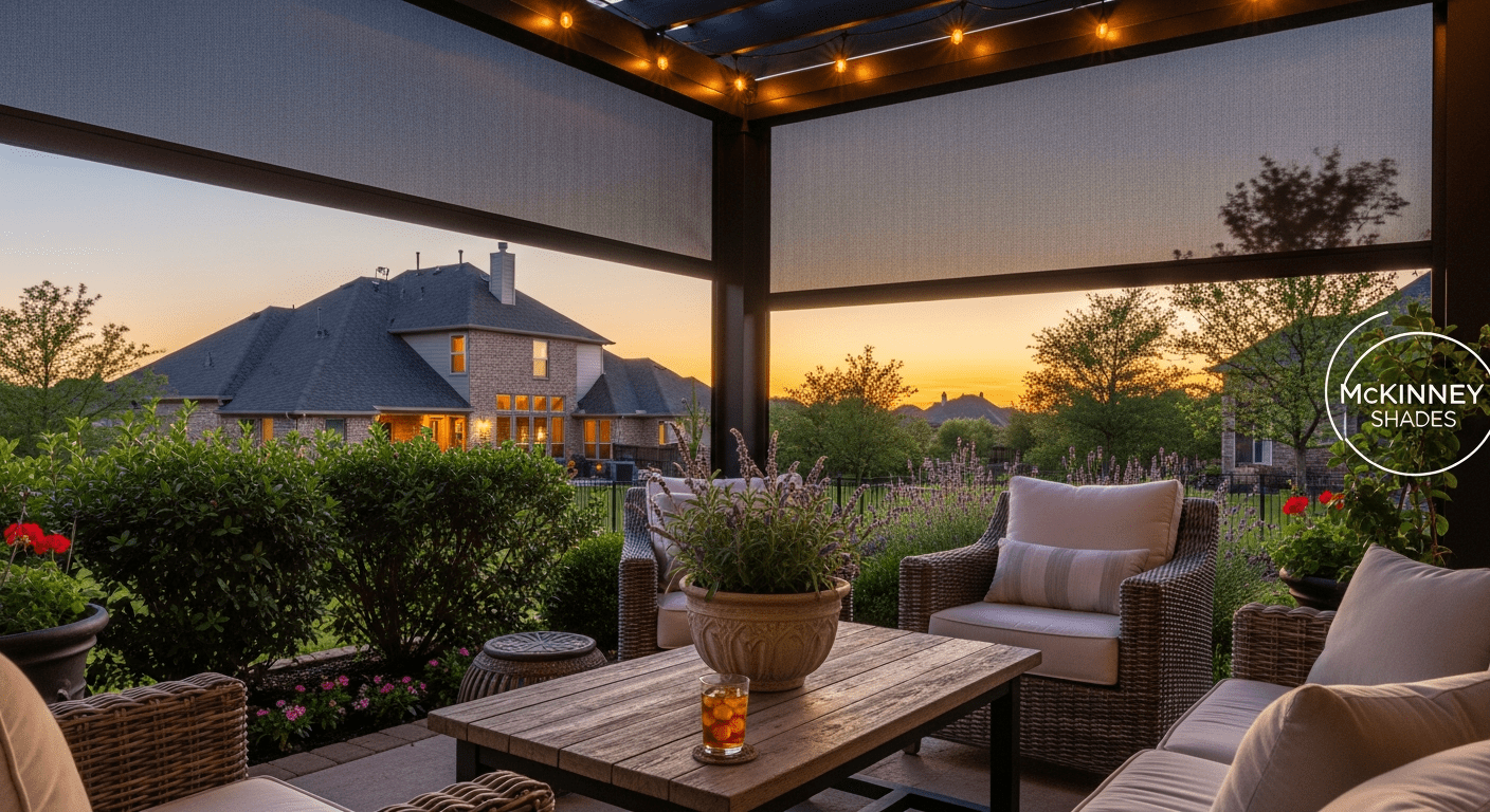 Middle image for Guide to Choosing the Best Exterior Patio Shades in McKinney TX